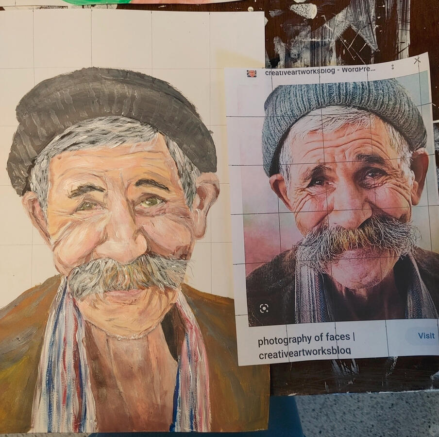 Portrait of old man